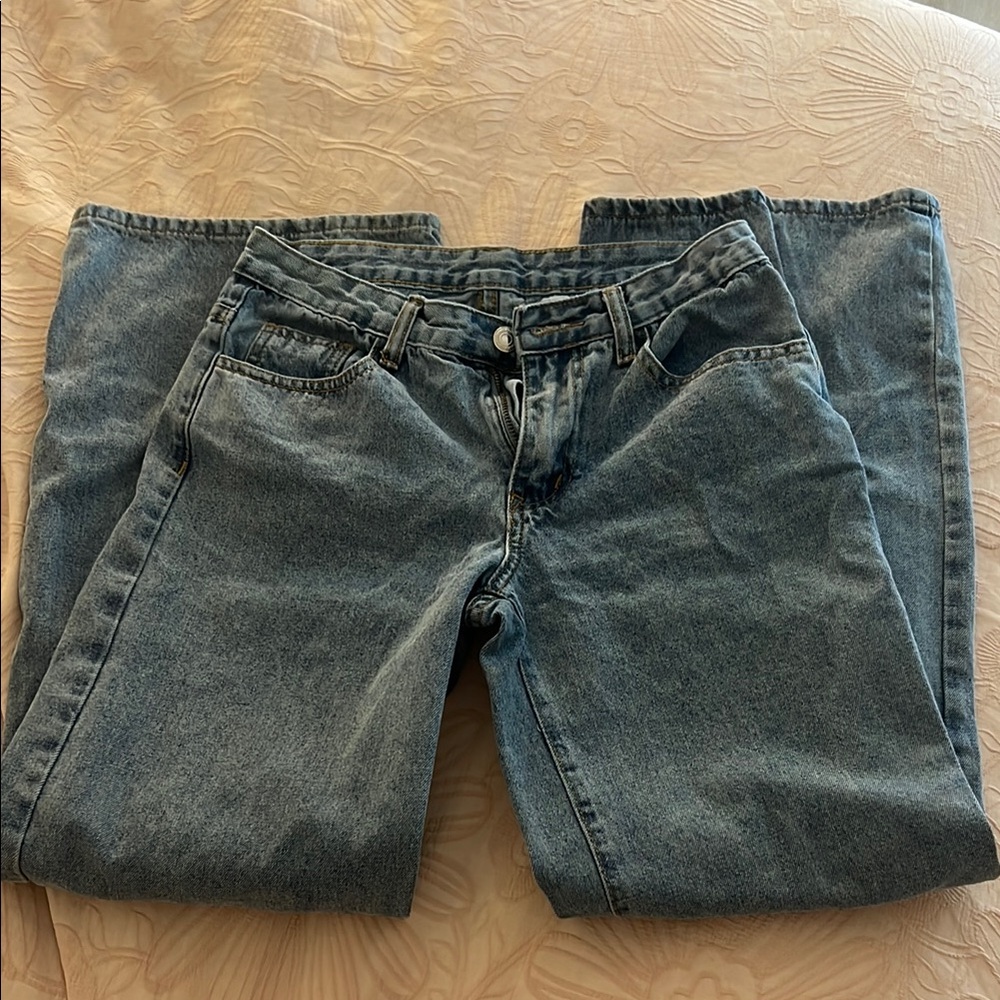 Classic Blue Women's wide leg Jeans